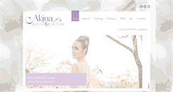 Desktop Screenshot of akinabridalcouture.com.au